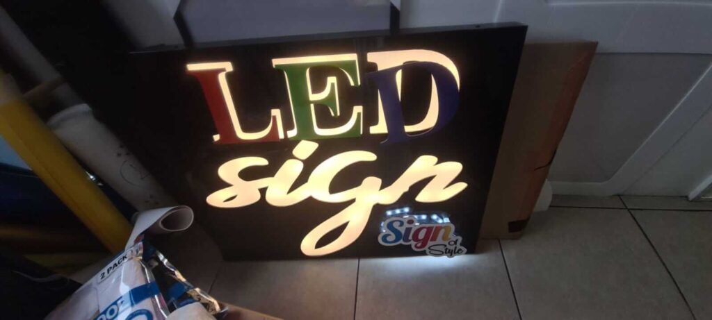 neon signage boards